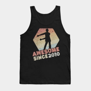 Gift for 10 Year Old birthday boy Awesome Since 2010 Tank Top